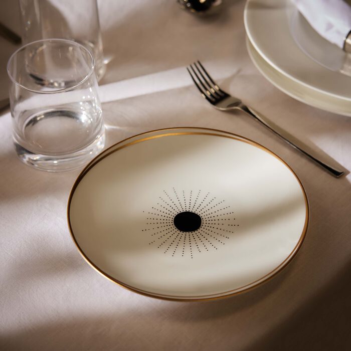 bernardaud aboro salad plate round white 21cm