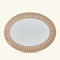 haviland cavalier royal serving platter oval gold 40cm