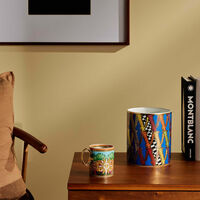 versace jungle animalier mug blue