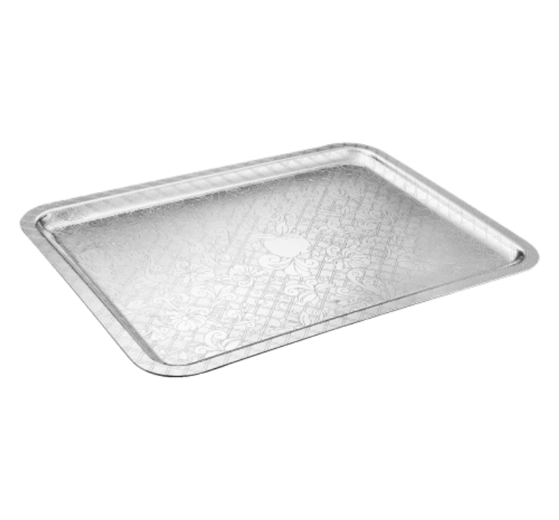 Jardin D'Eden Serving Tray Rectangular Large Silver Plated christofle jardin d eden serving tray rectangular large silver plated
