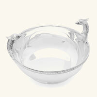 كريستوفل قطعة ديكور مركزية مالميزون على شكل رأس نسر باللون الفضي