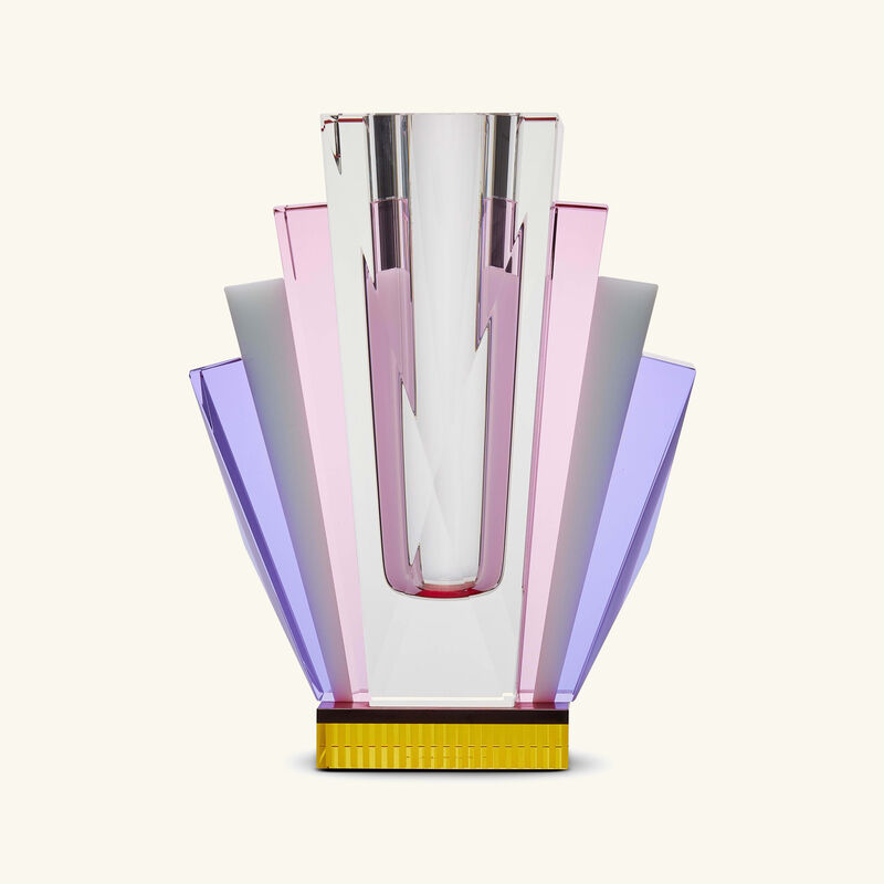 reflections copenhagen south beach crystal vase small clear