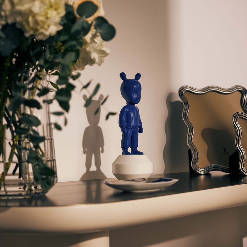 The Indigo Guest Sculpture Small Blue lladro the indigo guest sculpture small blue