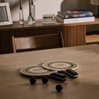 versace crete de fleur beach racket gold set of 2