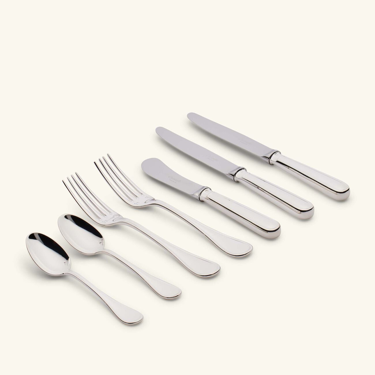 christofle albi breakfast duo silver plated set of 7