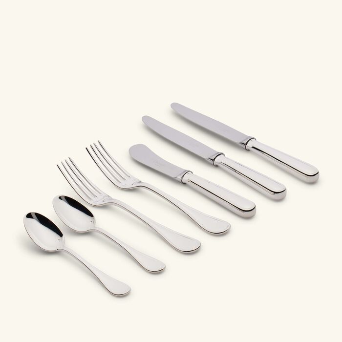 christofle albi breakfast duo silver plated set of 7