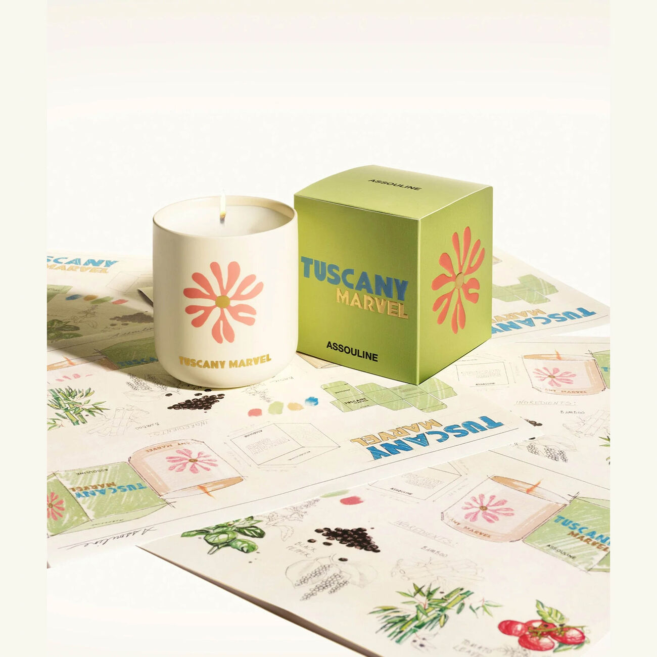 assouline tuscany marvel candle
