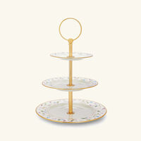 villari taormina cake stand 3 tier white