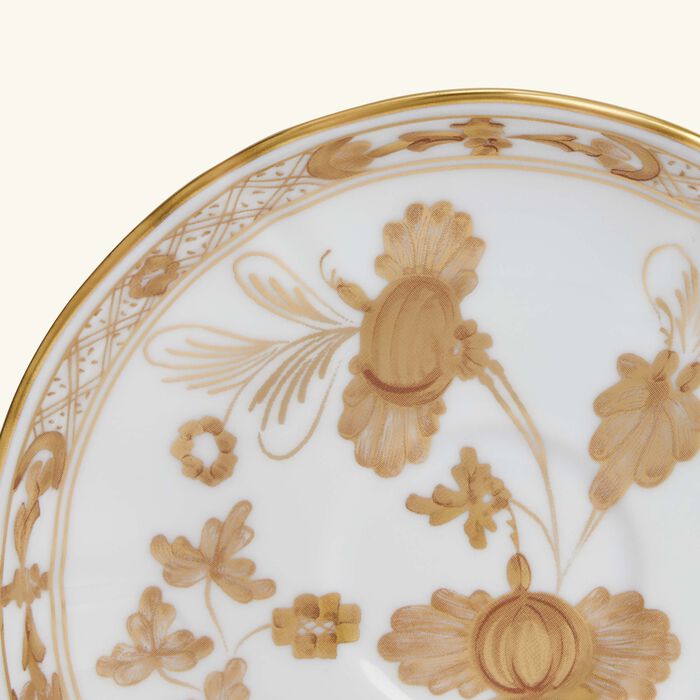 Oriente Italiano Coffee Saucer Gold ginori 1735 oriente italiano coffee saucer gold