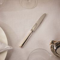 christofle malmaison dessert knife silver plated