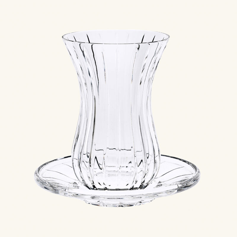 mario cioni c sensorial armudu tea cup saucer clear
