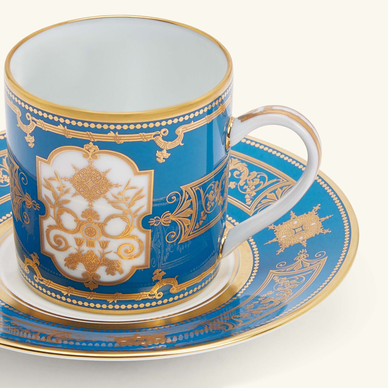 Aux Rois Coffee Cup & Saucer Blue bernardaud aux rois coffee cup saucer blue