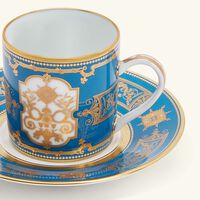 Aux Rois Coffee Cup & Saucer Blue bernardaud aux rois coffee cup saucer blue