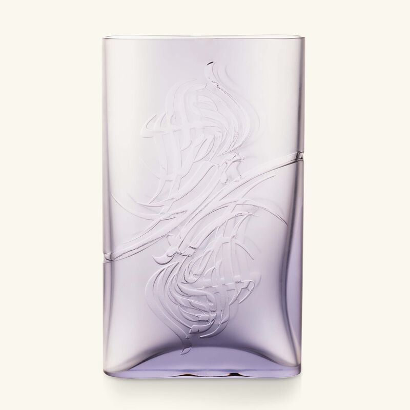 mario cioni   c oval shadow vase small clear