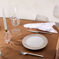 haviland tiara dessert plate round silver 22cm