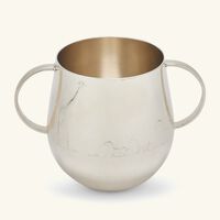 christofle savane baby cup silver