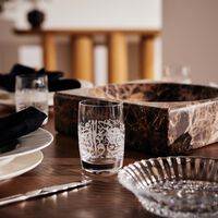 dimlaj thuluth short tumbler clear set of 6