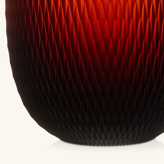 ruckl metamorphosis vase round large amber