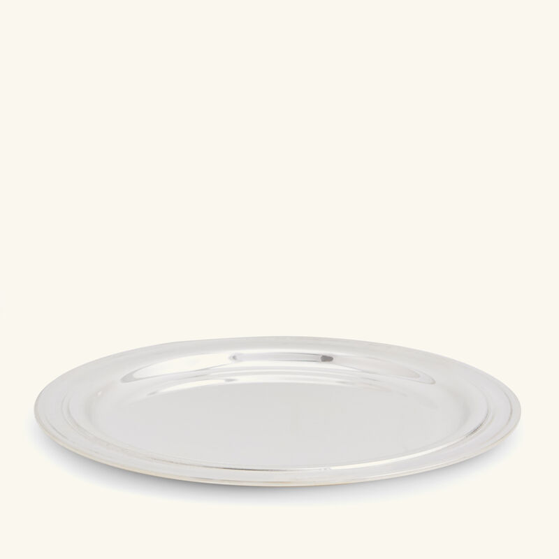 christofle albi bread plate round silver