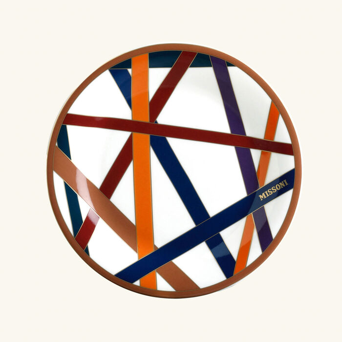 missoni home nastri bread butter plate round 15cm