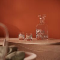 طقم قمر من مستلزمات المشروبات بتصميم شفاف - 7 قطع دملاج طقم قمر من مستلزمات المشروبات بتصميم شفاف 7 قطع