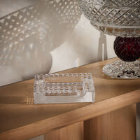 mario cioni c luxe ashtray square small clear