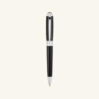st dupont line d ballpoint pen black
