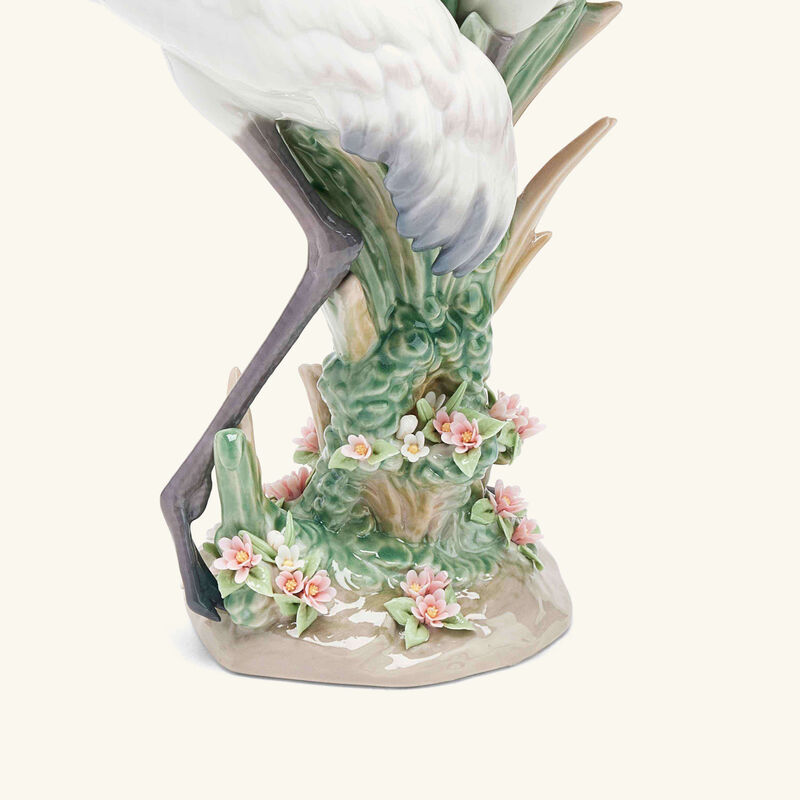 Courting Cranes Sculpture Medium White lladro courting cranes sculpture medium white
