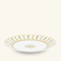bernardaud constance bread butter plate round green 13cm