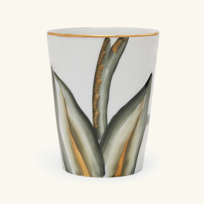 marie daage handpainted drinking glass green