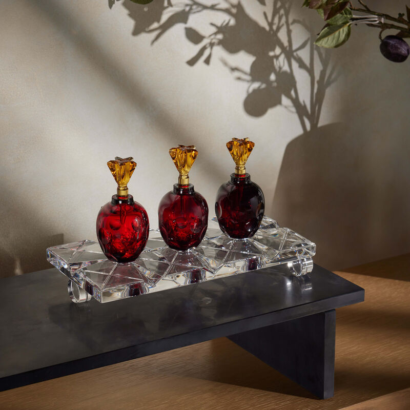 طقم من زجاجات العطور مع صينية large