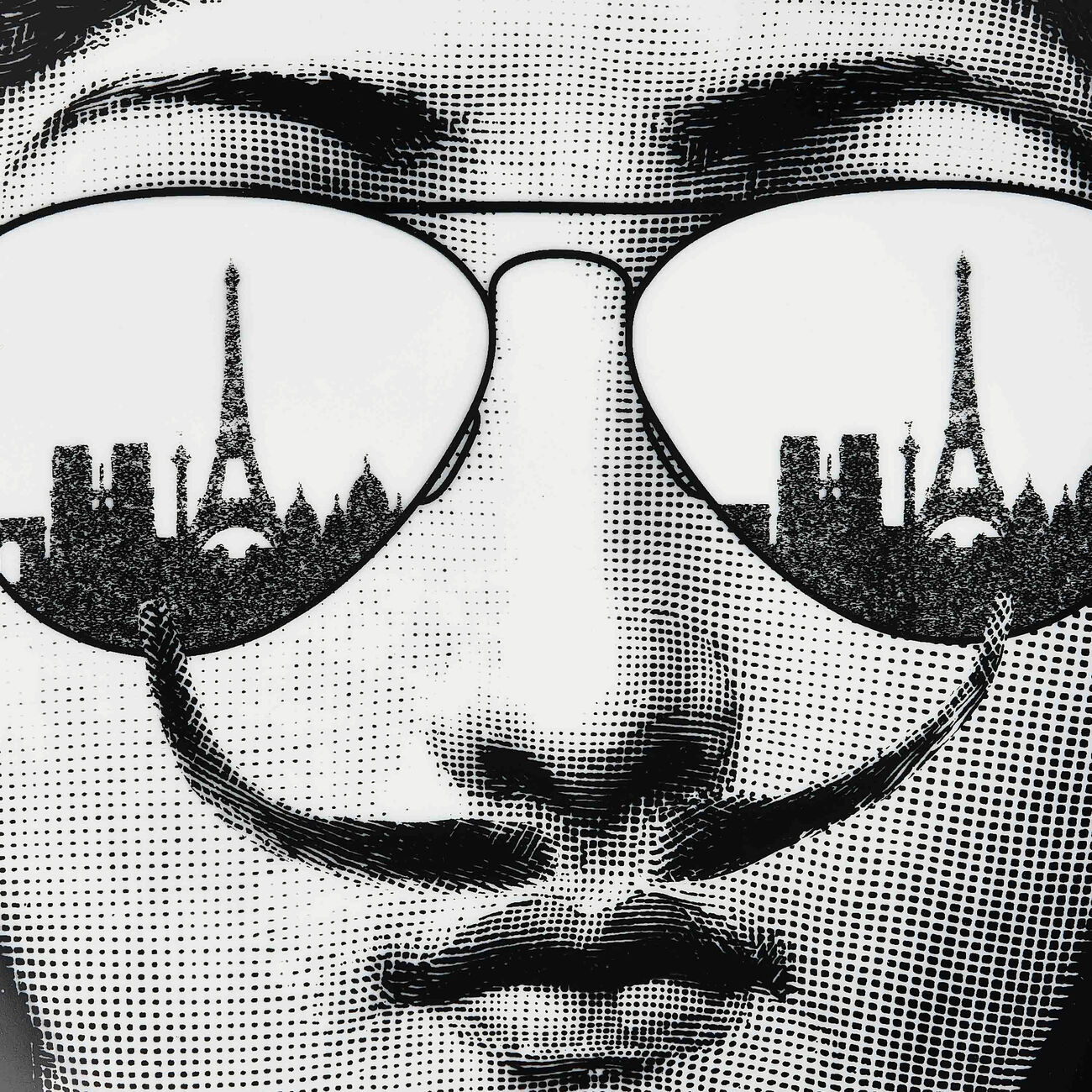 fornasetti tema e variazioni no 373 wall plate