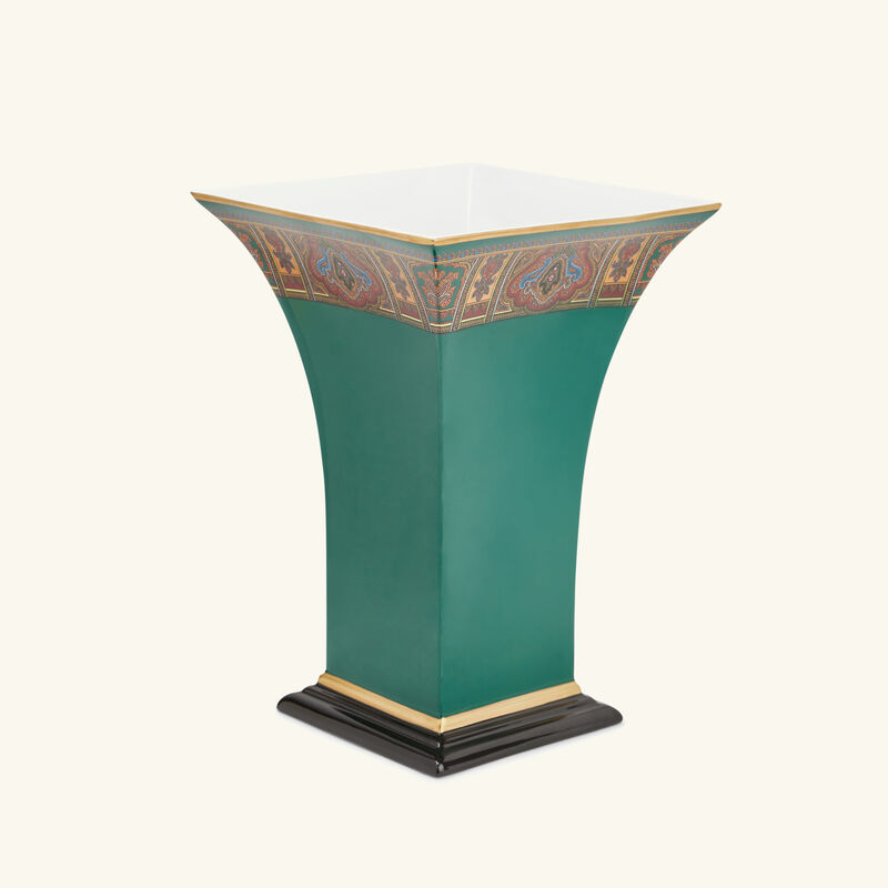 etro cachemire vase medium green