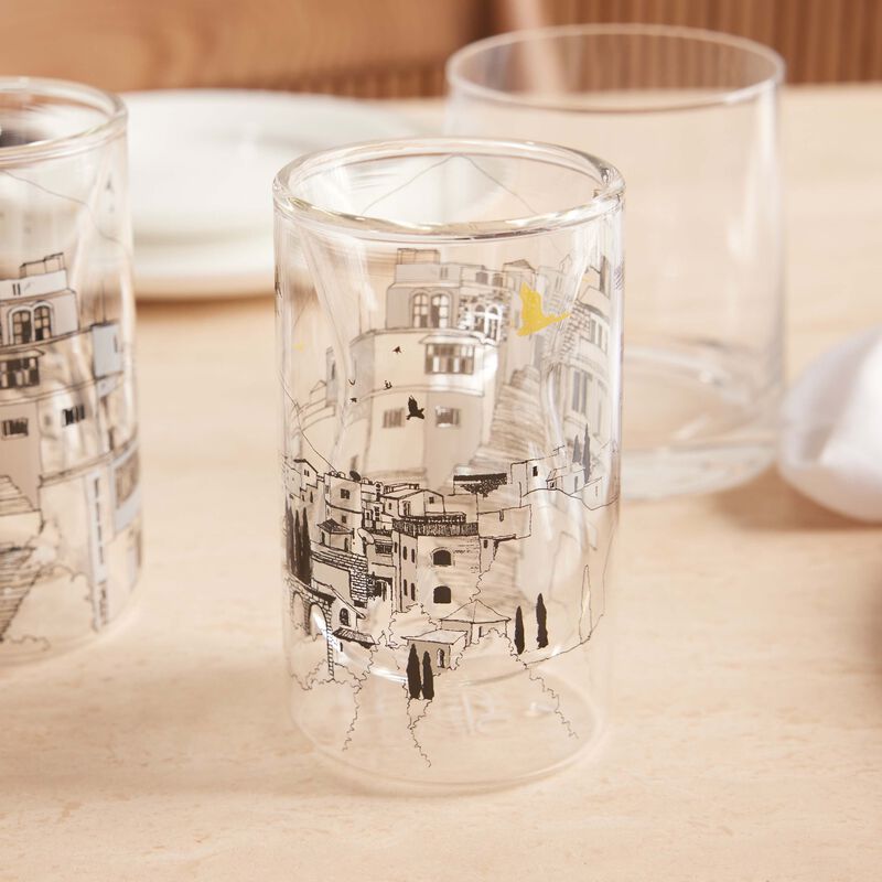 Naseem Drinking Glass Set Of 6 silsal naseem drinking glass set of 6