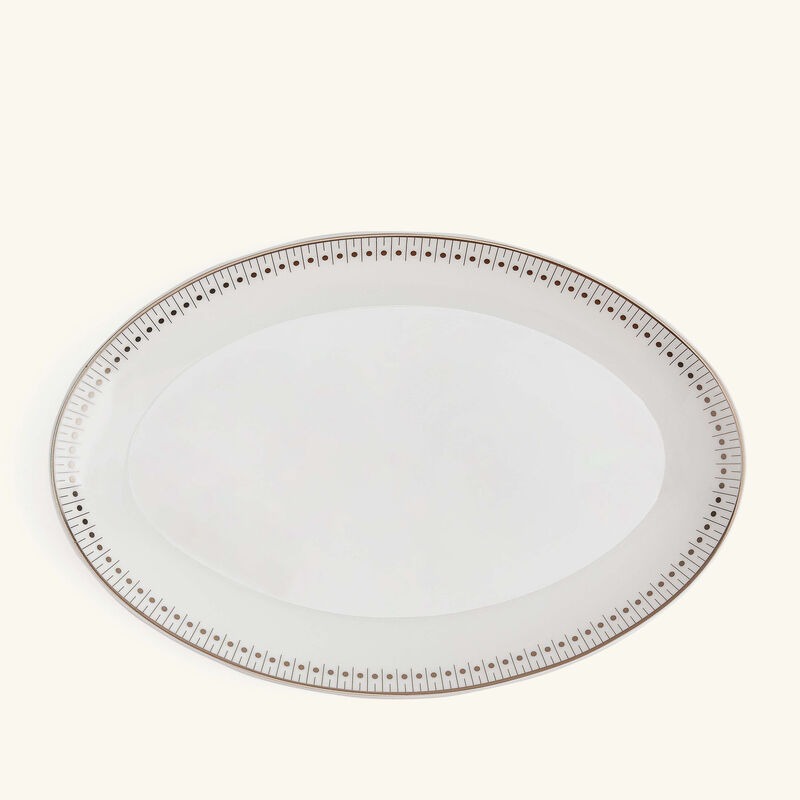 christofle malmaison imp riale serving platter oval white 28cm