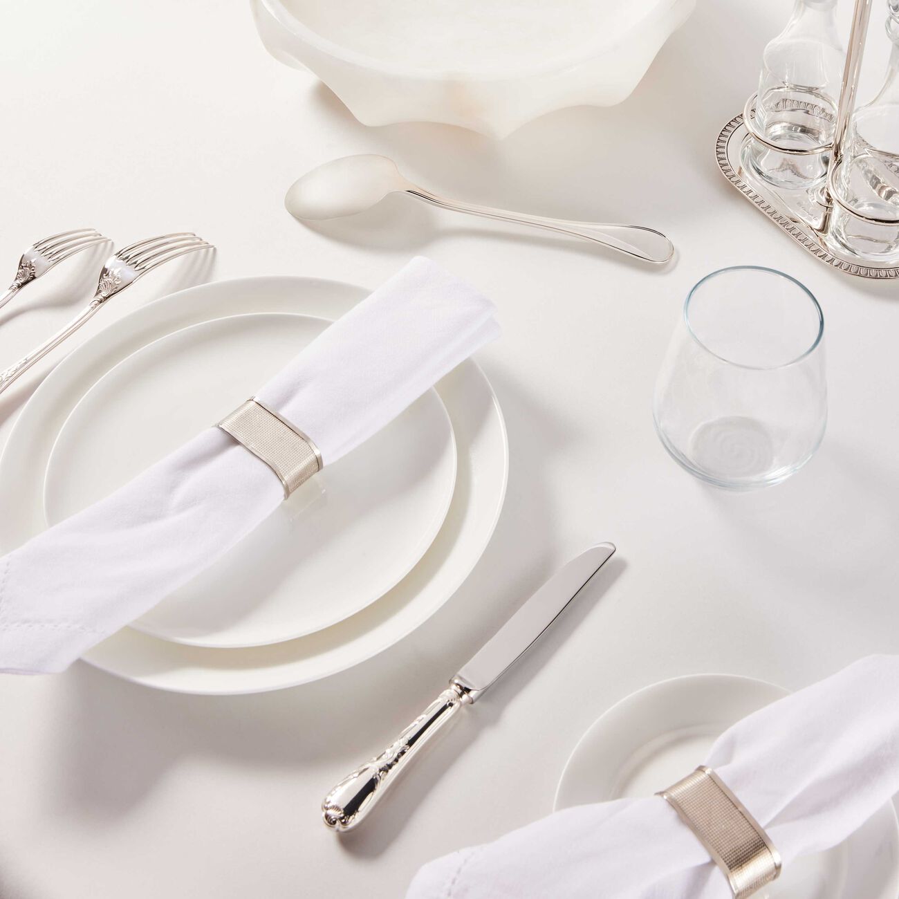 christofle albi salad serving spoon silver plated