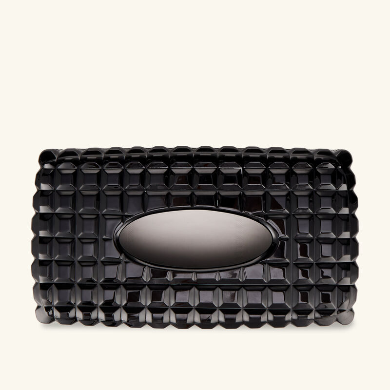 Luxe Tissue Box Black mario cioni c luxe tissue box black