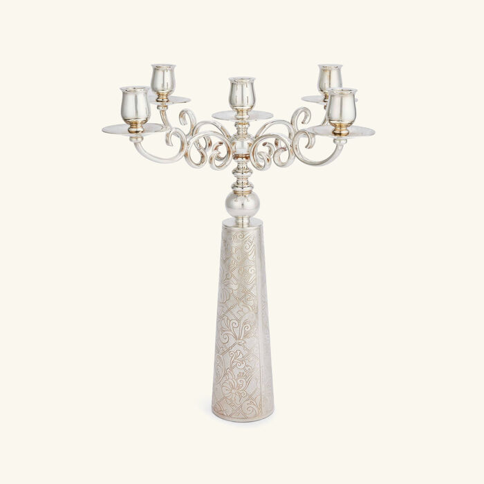 christofle jardin d eden candelabra silver plated