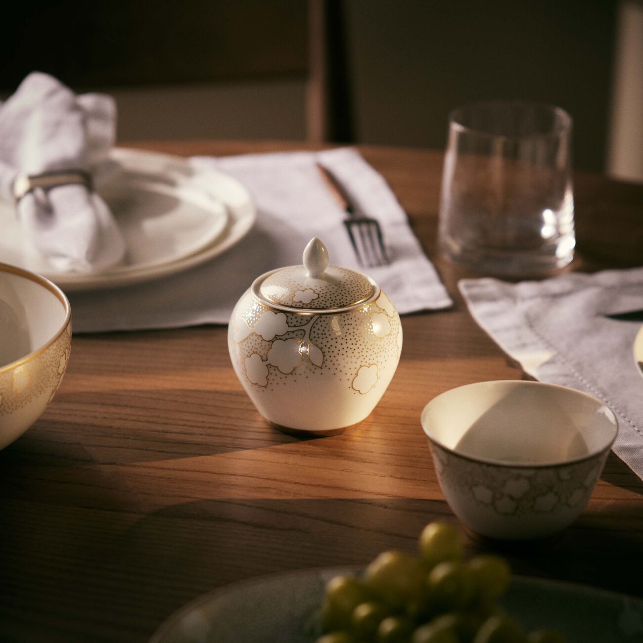Reves Sugar Bowl White bernardaud reves sugar bowl white