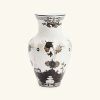 ginori 1735 oriente italiano vase medium grey