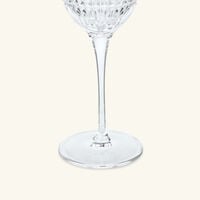 waterford lismore diamond wine glass clear set of 2