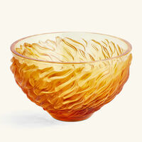 lalique fourrure centerpiece yellow