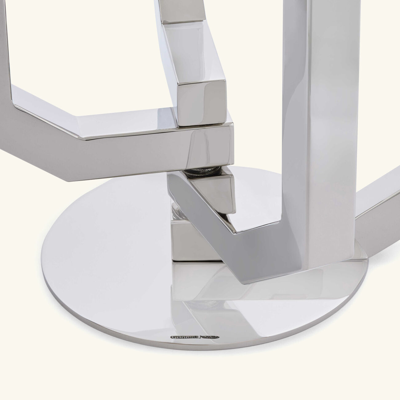 christofle arborescence candelabra stainless steel