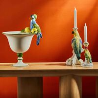 les ottomans ceramic parrot vase small