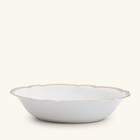 bernardaud pompadour serving bowl gold 24cm