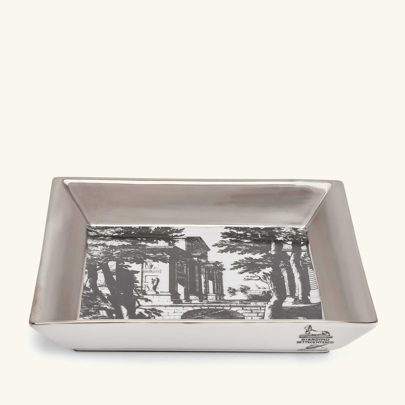 fornasetti giardino settecentesco trinket tray square small