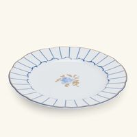 bernardaud brocante bread butter plate round blue 16cm