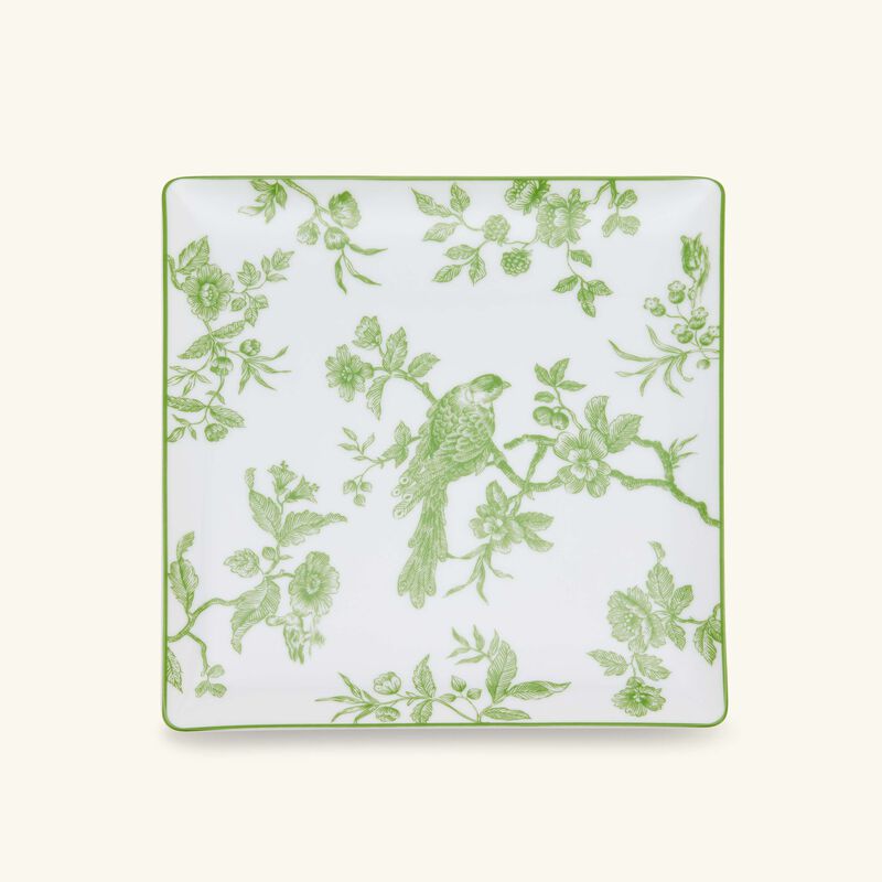 Albertine Tray Rectangular Green bernardaud albertine tray rectangular green