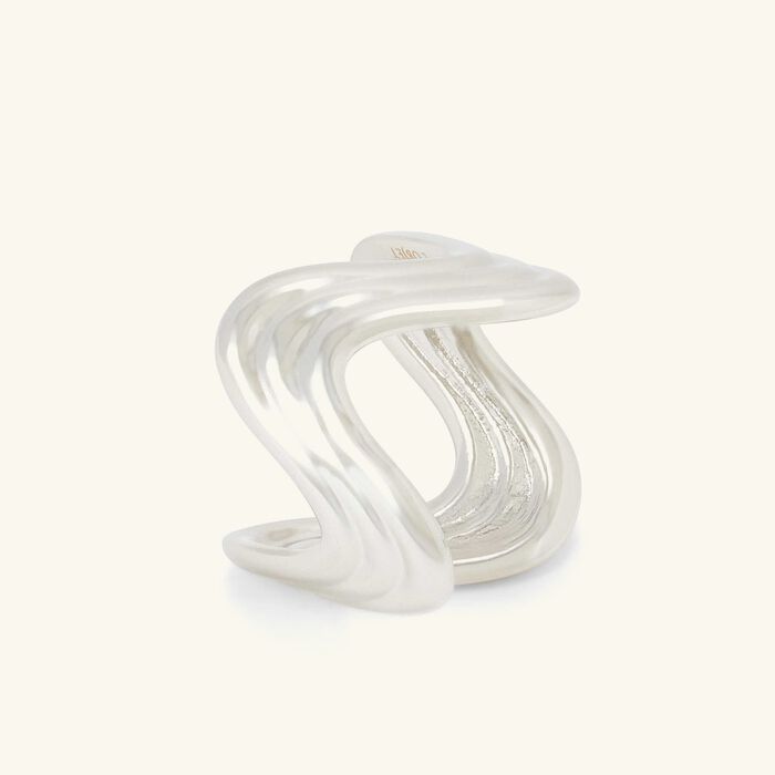 l objet ripple napkin rings silver set of 4