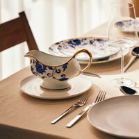 bernardaud prince bleu gravy boat blue